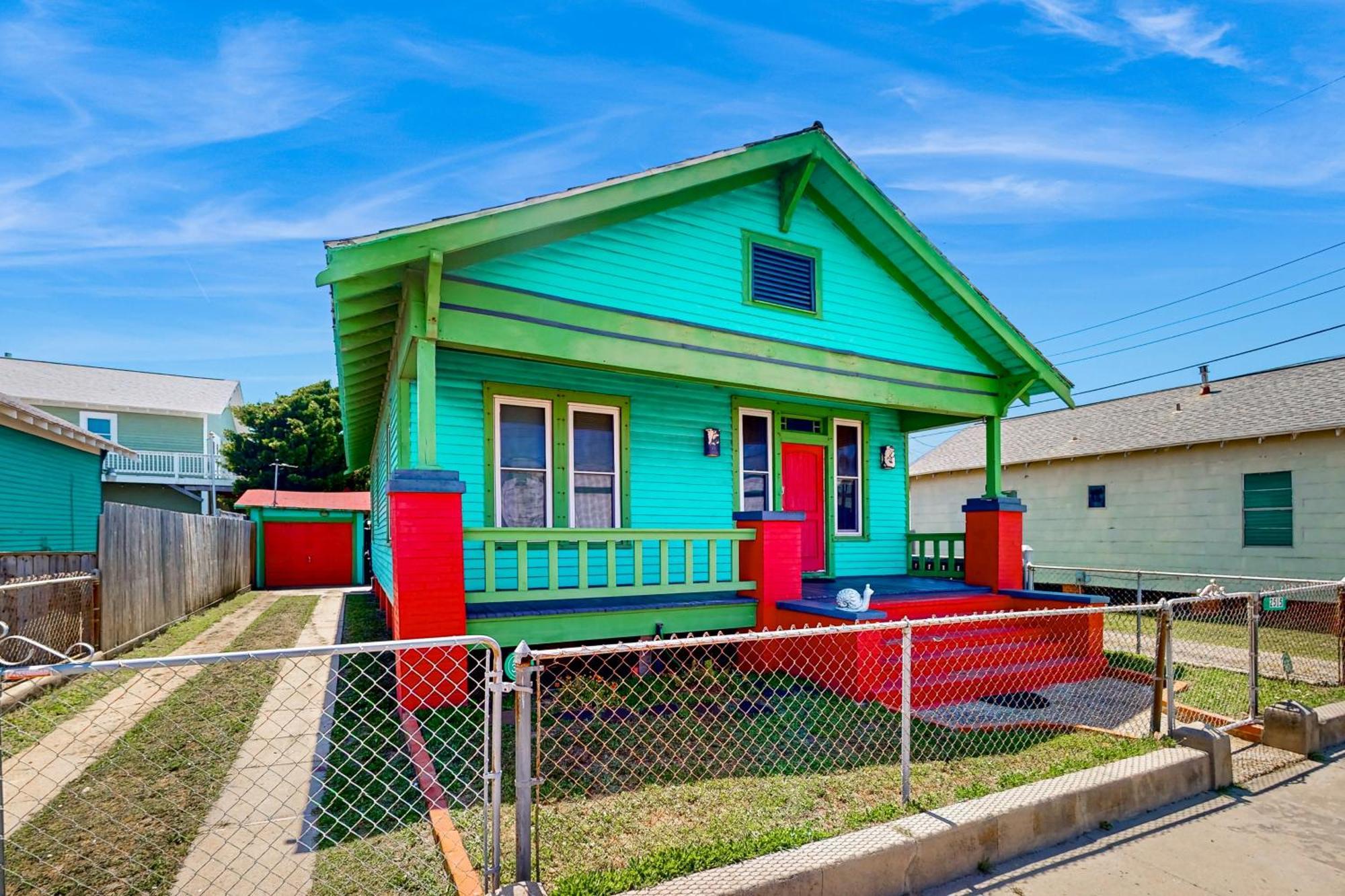 Sky Blue Beach Galveston Exterior foto
